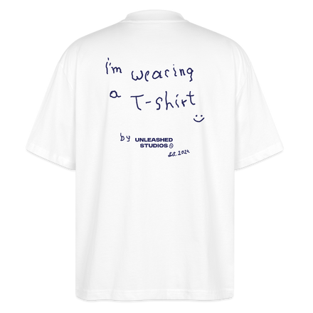 "I'm wearing a T-Shirt" Tee - White - white