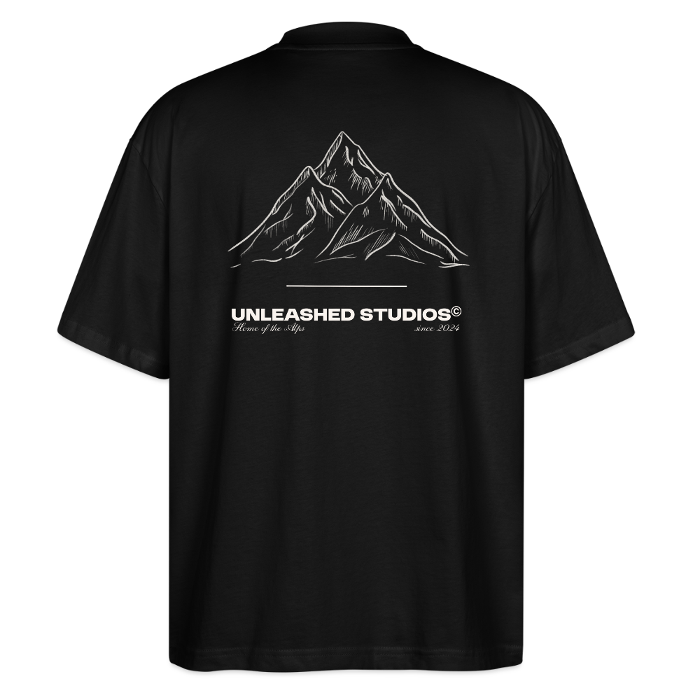 Mountains Tee - Black - black