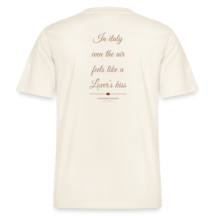 Lovers Kiss Tee - OffWhite/Mocha - natural white
