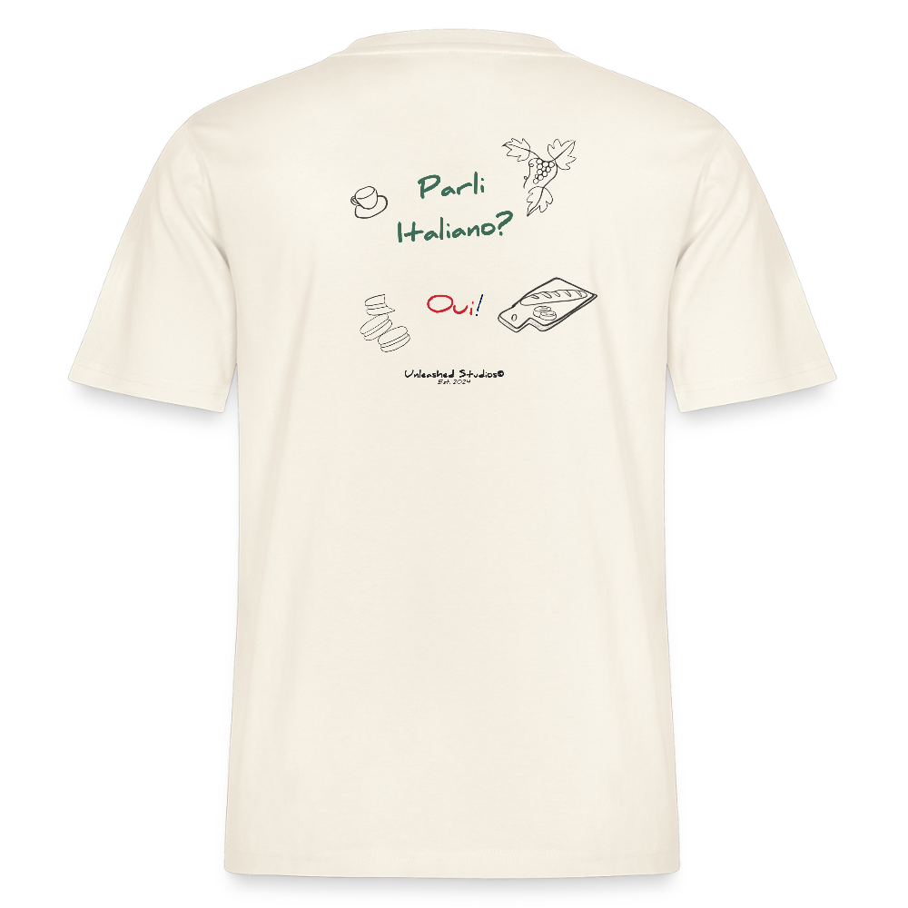 Parli Italiano? Tee - OffWhite - natural white