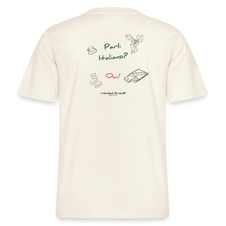 Parli Italiano? Tee - OffWhite - natural white