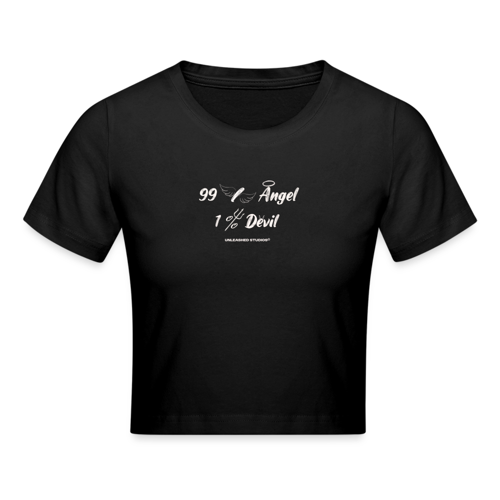 Heaven&Hell Crop Top - Black - black