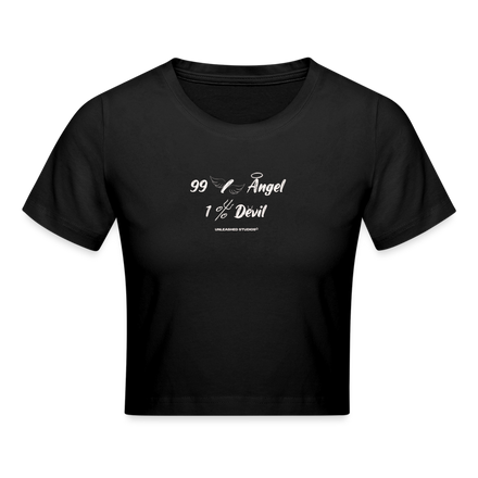 Heaven&Hell Crop Top - Black - black