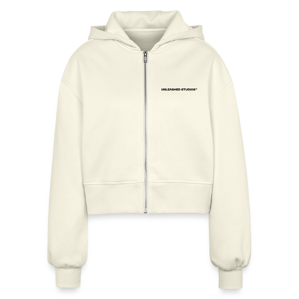 Living the Slow Life Zip-Up - Creme - nature