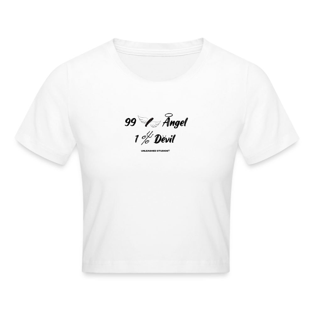 Heaven&Hell Crop Top - White - white