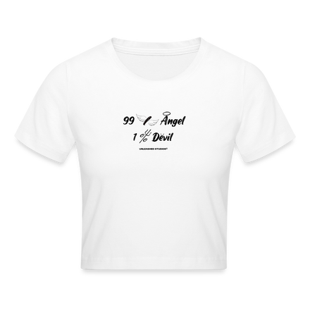 Heaven&Hell Crop Top - White - white