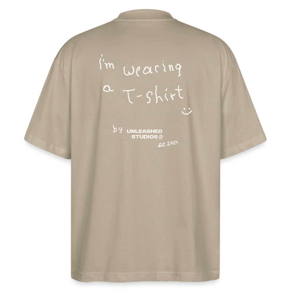 "I'm wearing a T-Shirt" Tee - Stone - stone